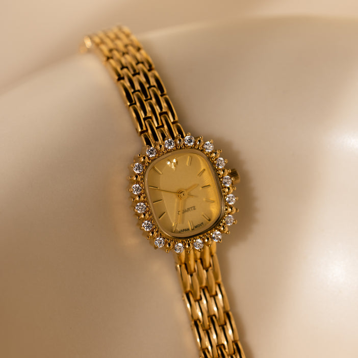 Pave Blossom Timepiece