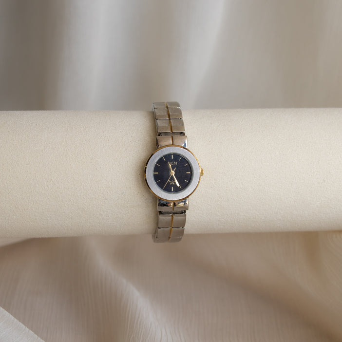 Vintage MCM Swiss Round Two Tone Watch