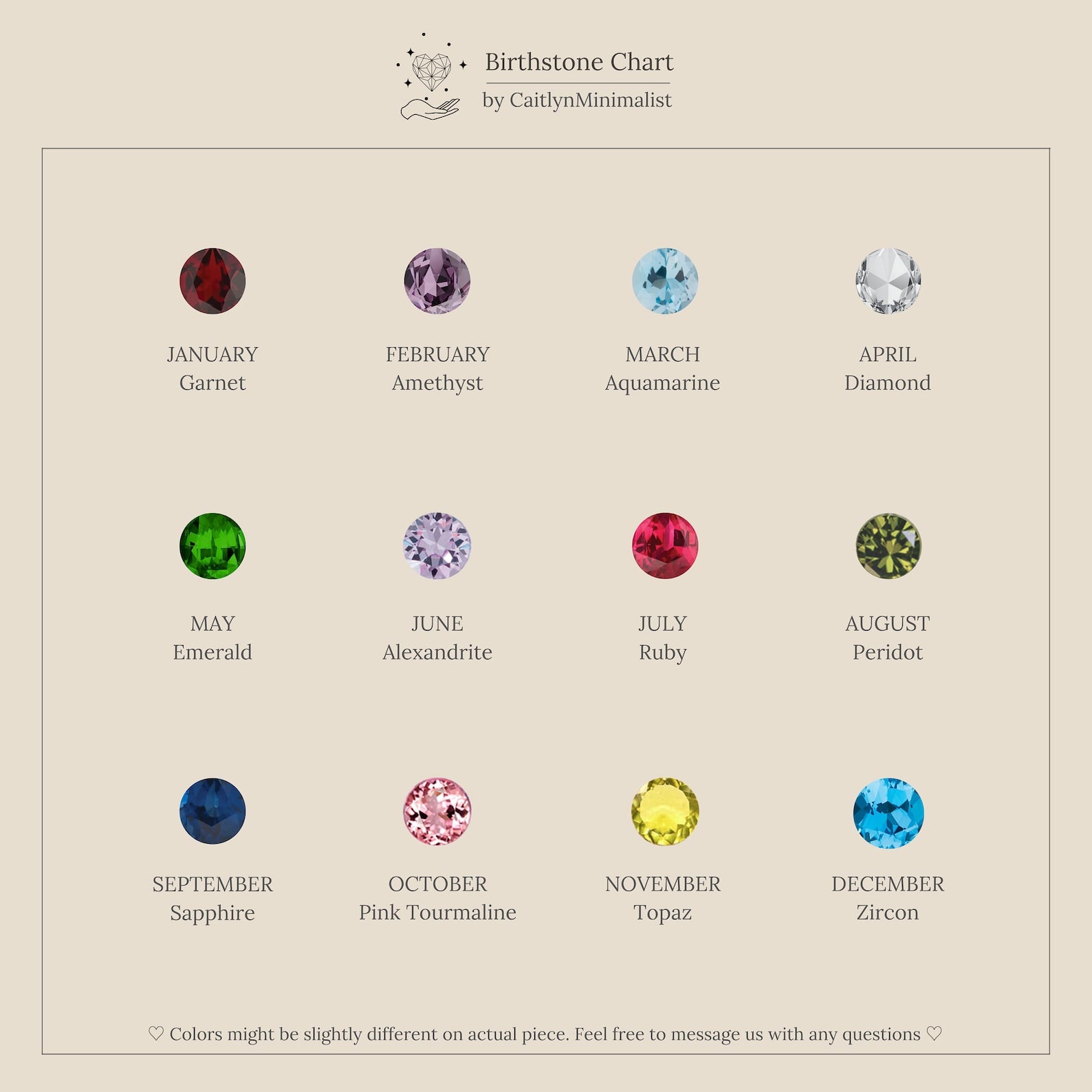 Cluster Birthstone Bracelet