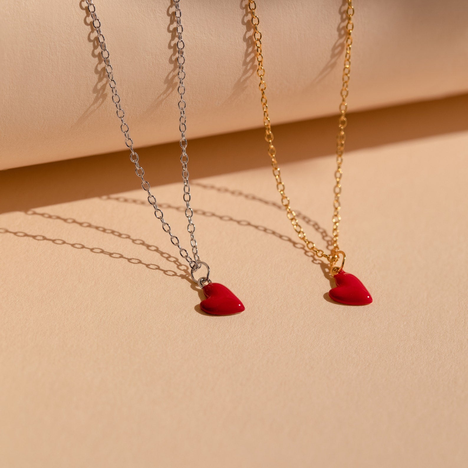 Little Red Heart Necklace