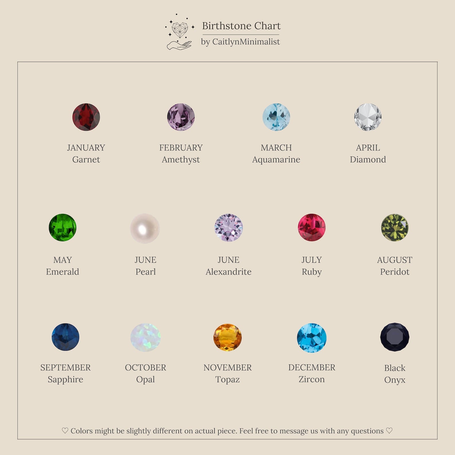 Halo Birthstone Studs