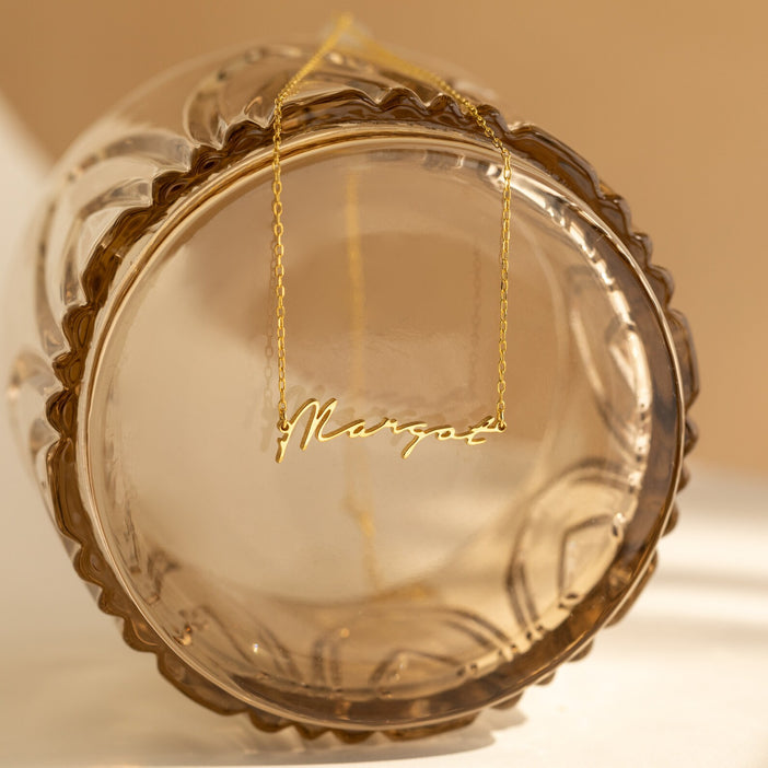 Tiny Venice Name Necklace