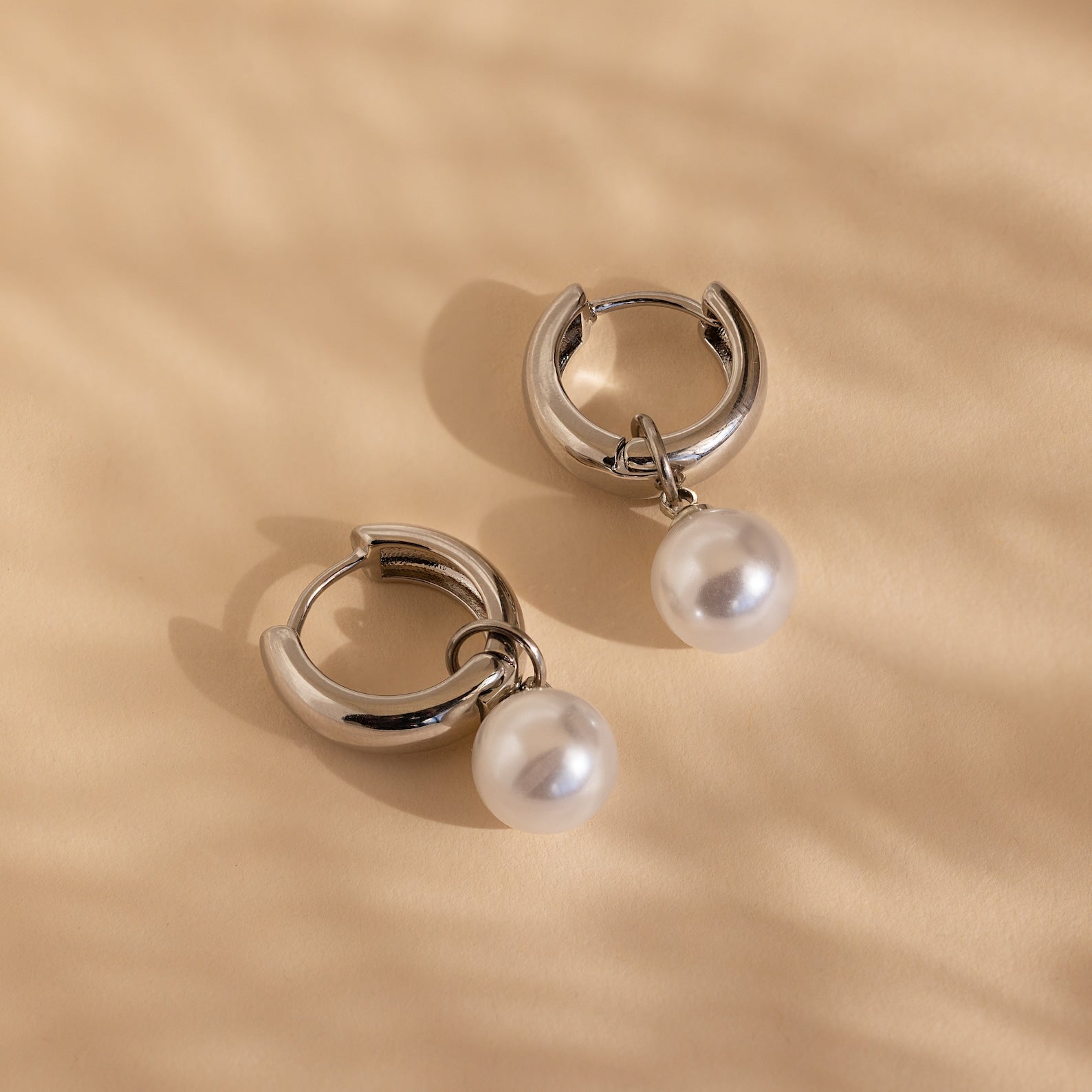 Bold Pearl Drop Earrings