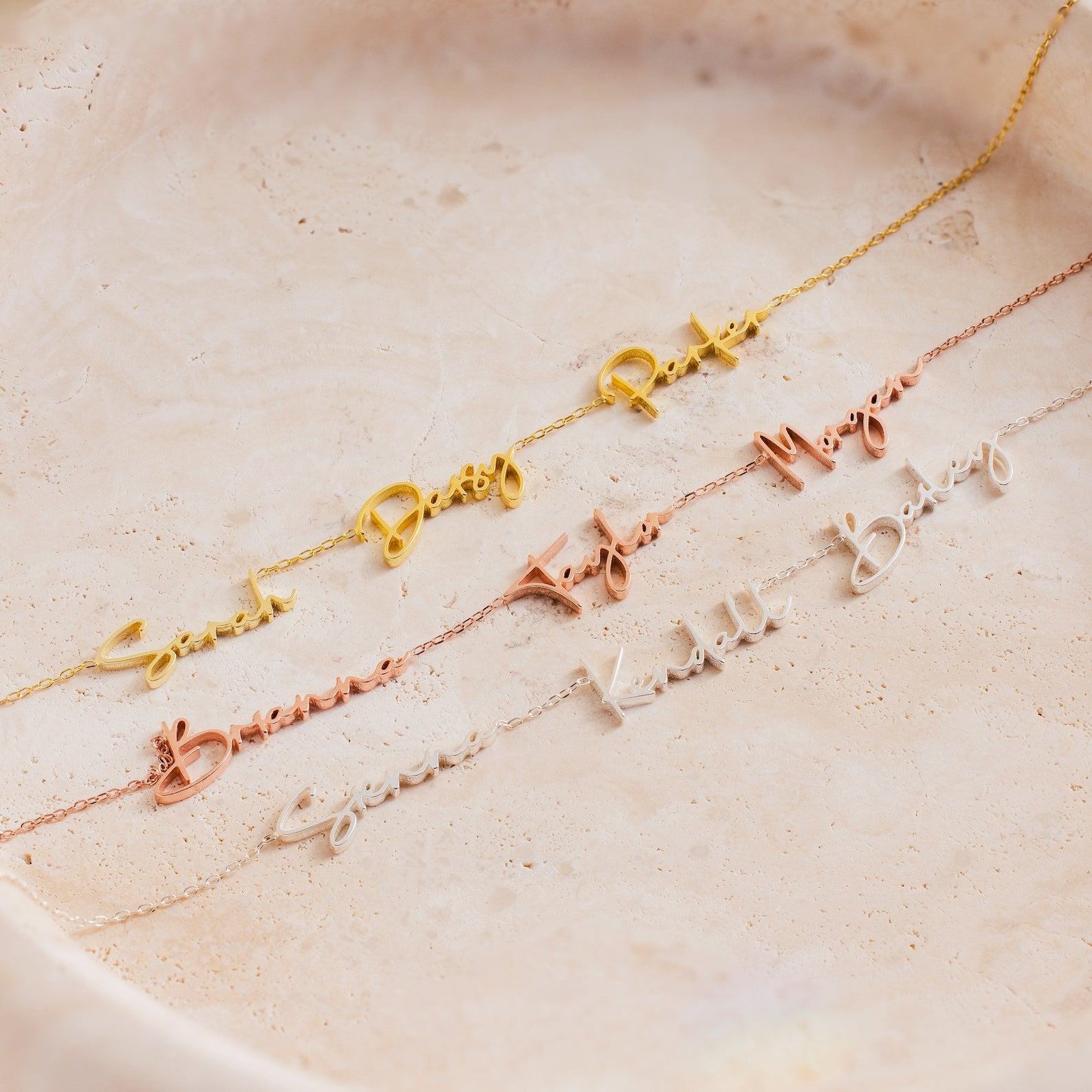 Summer Tiny Multiple Name Necklace