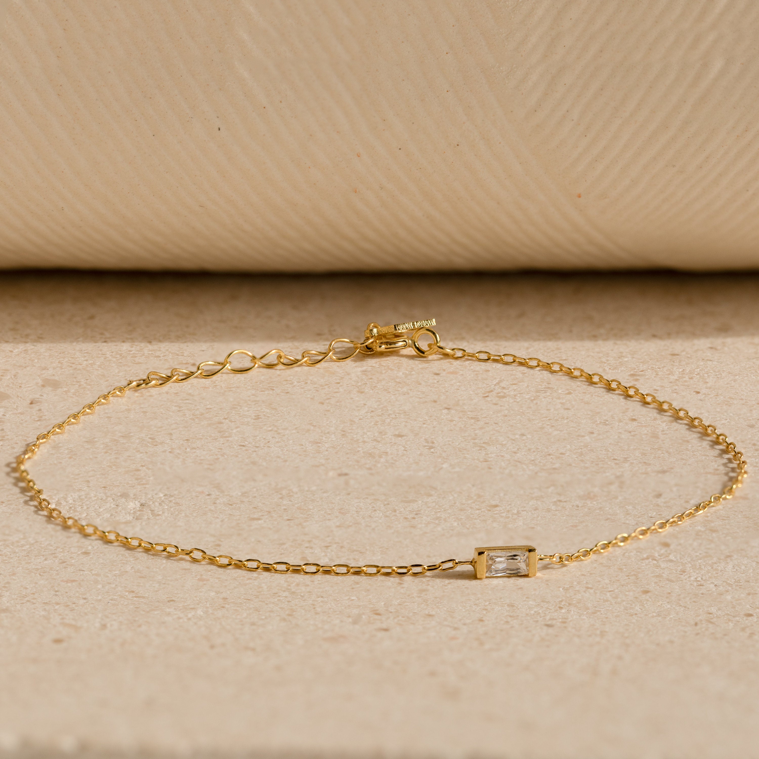 Baguette Birthstone Bracelet