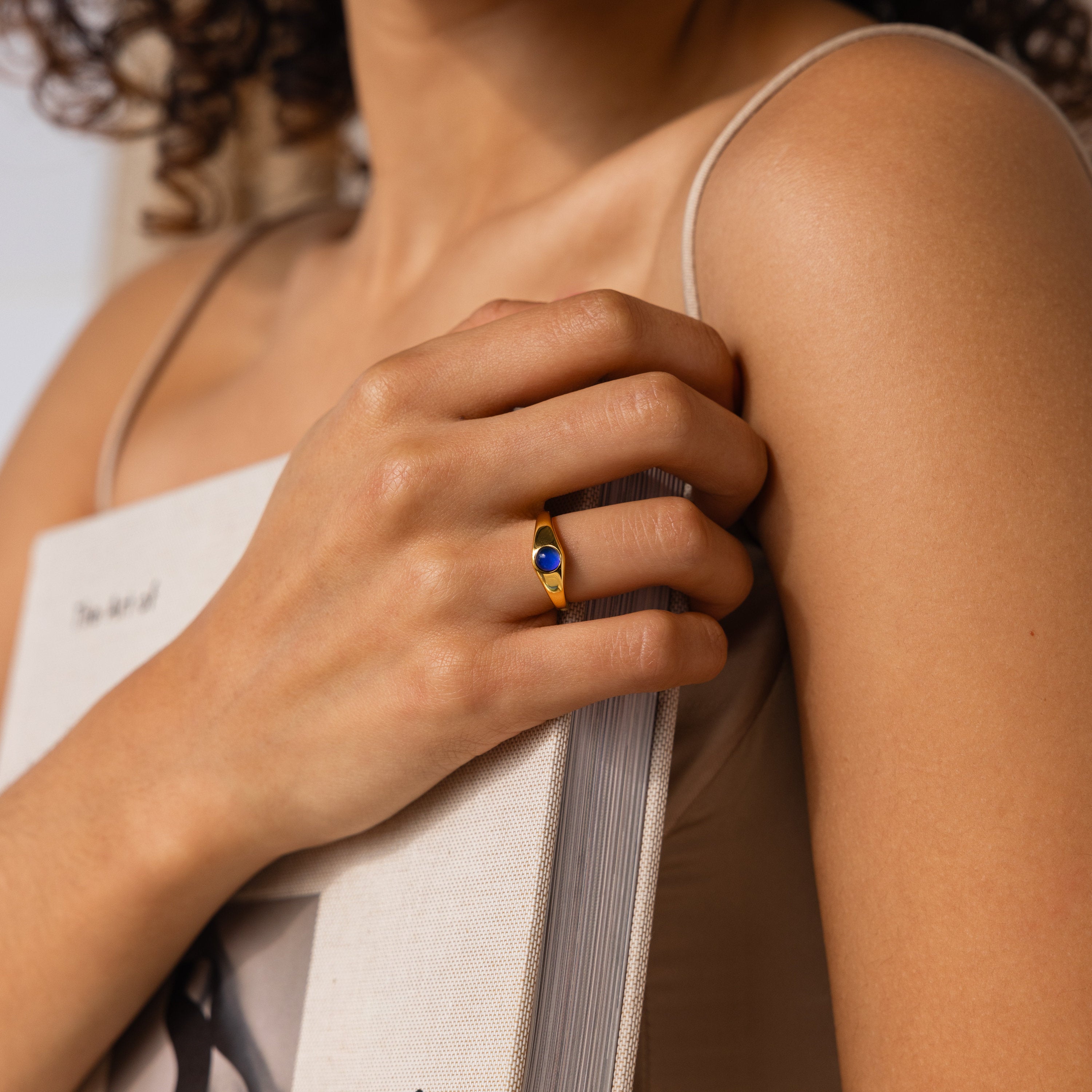 Mini Signet Mood Ring