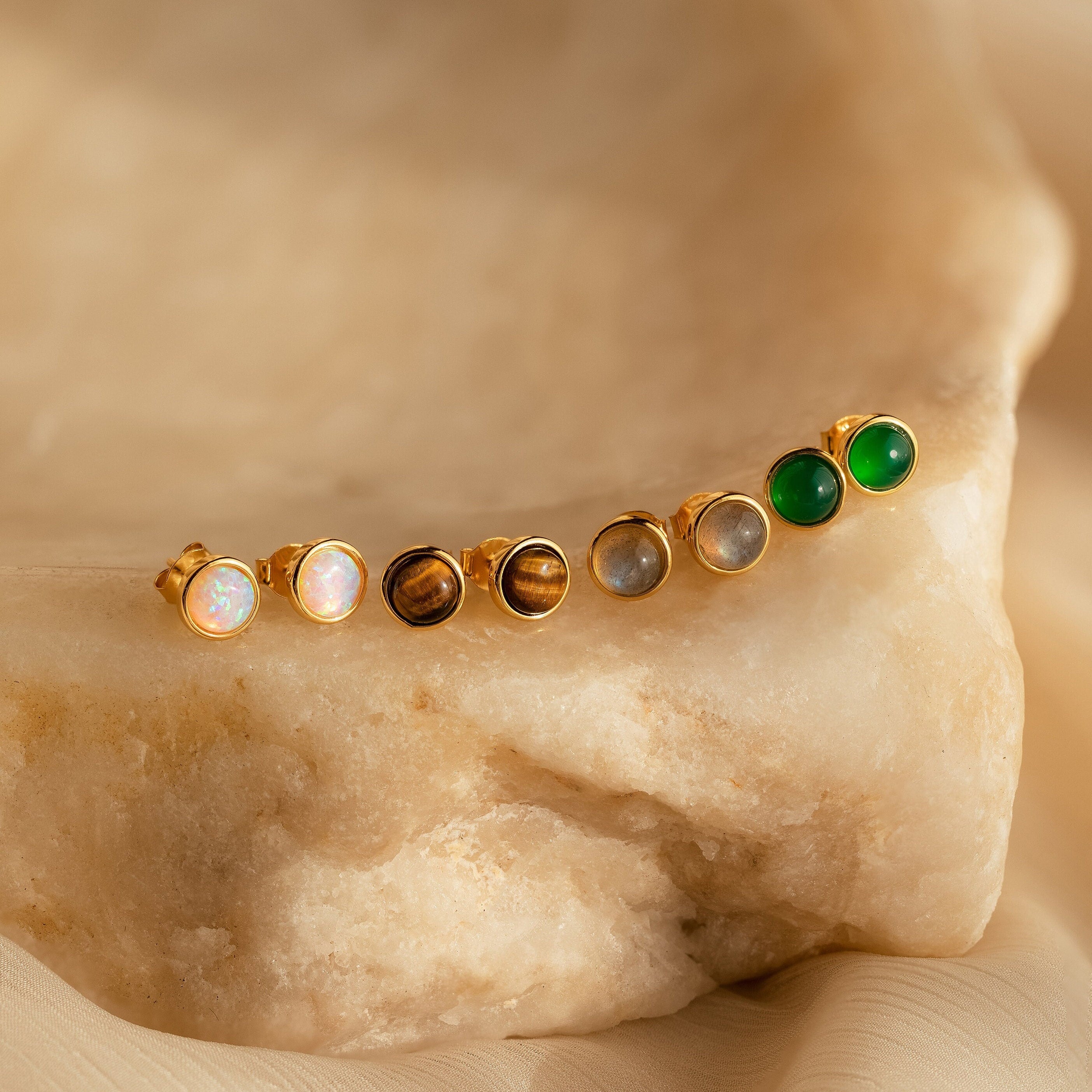 Manifest Gemstone Studs