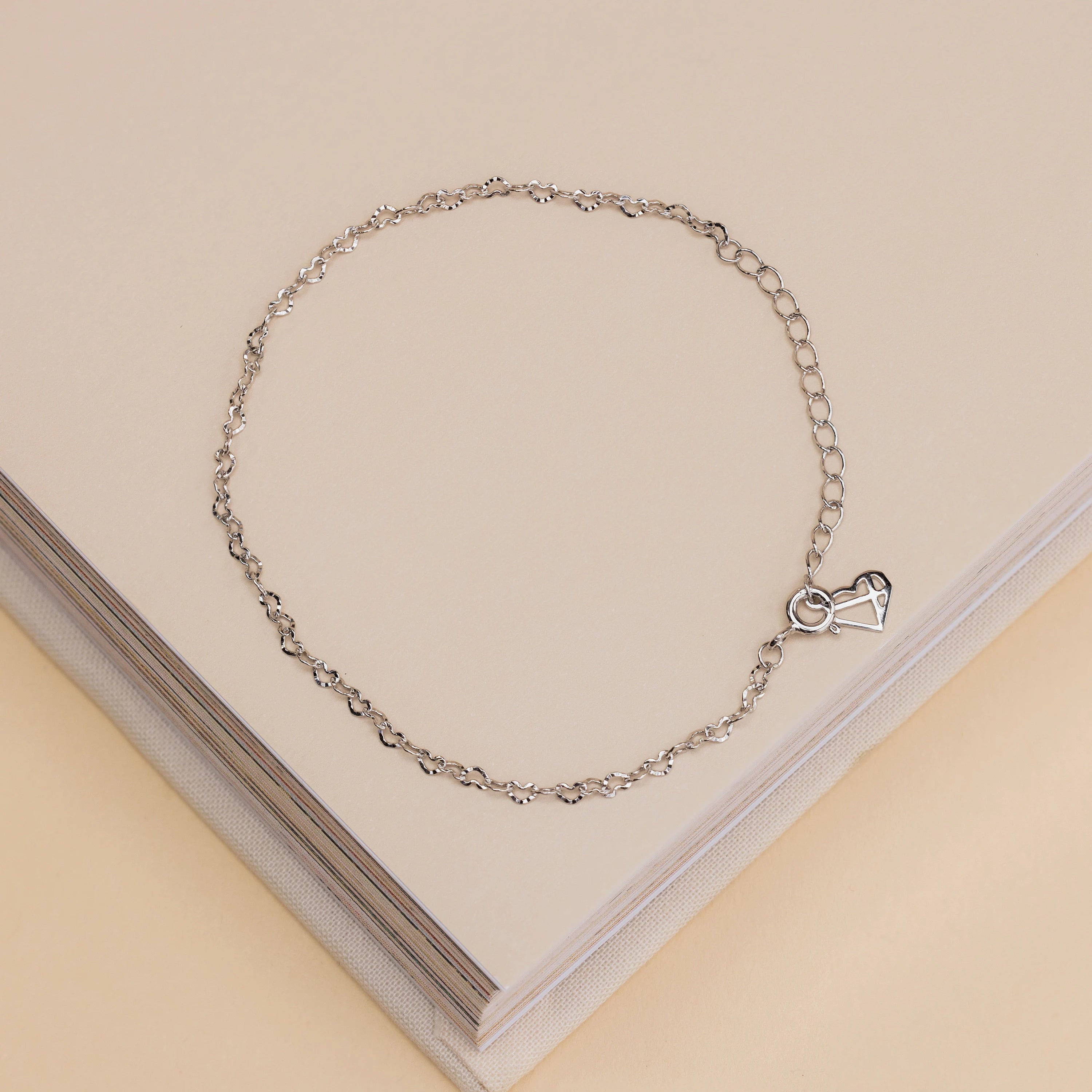 Heart Link Chain Bracelet