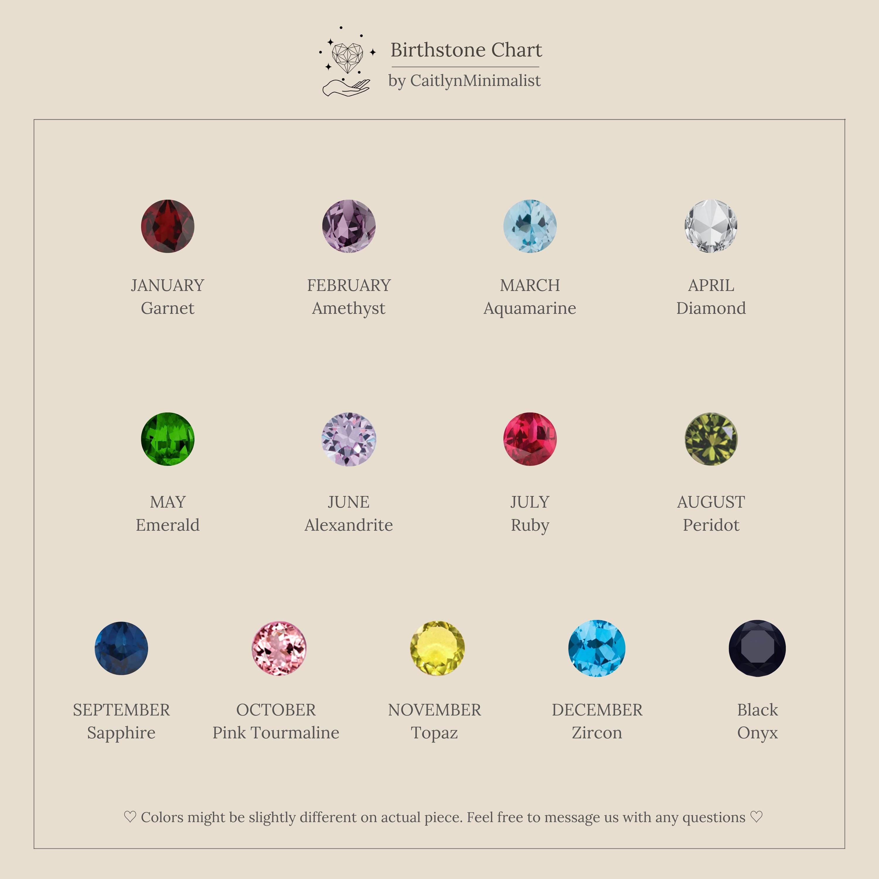 Toi et Moi Birthstone Studs