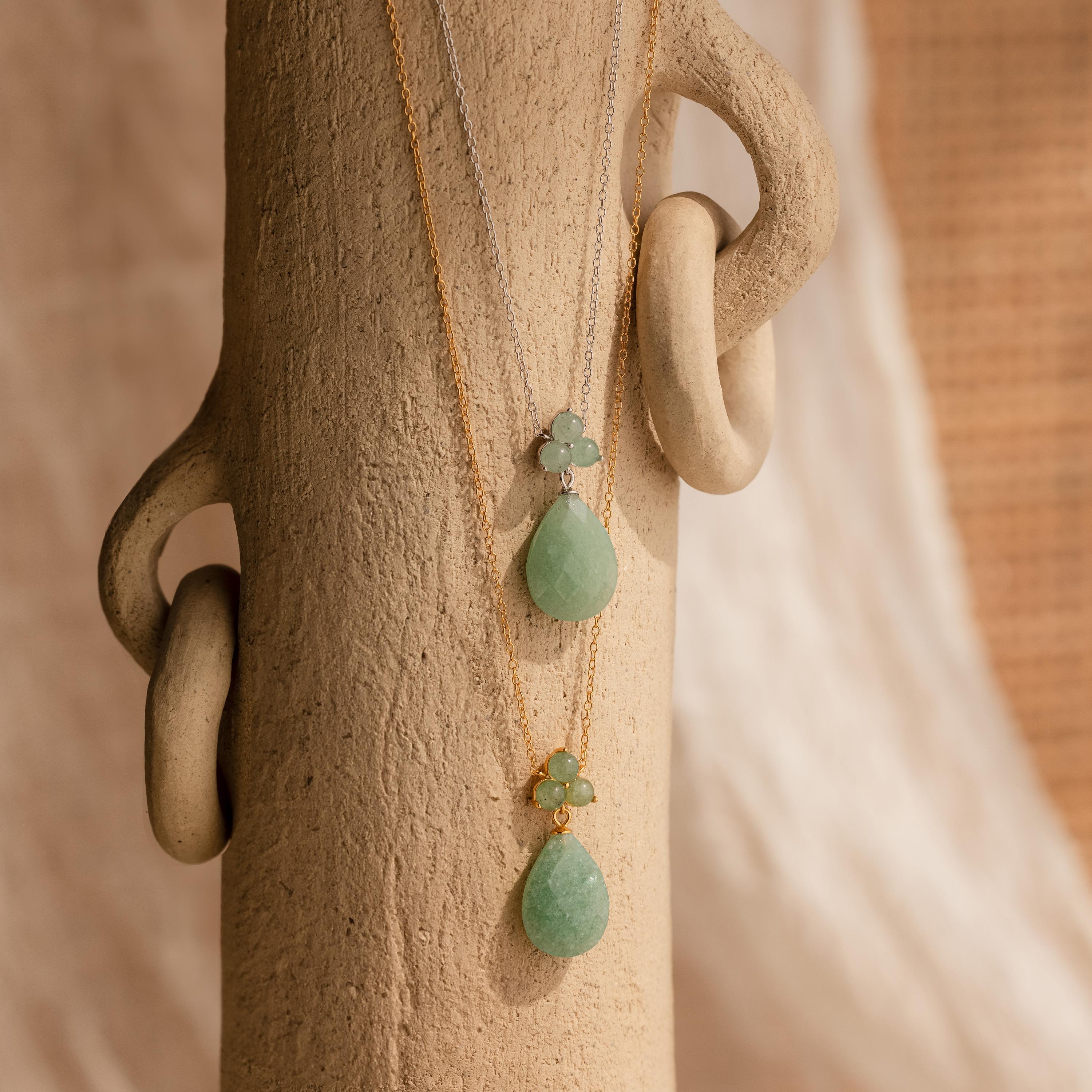 Jade Teardrop Necklace