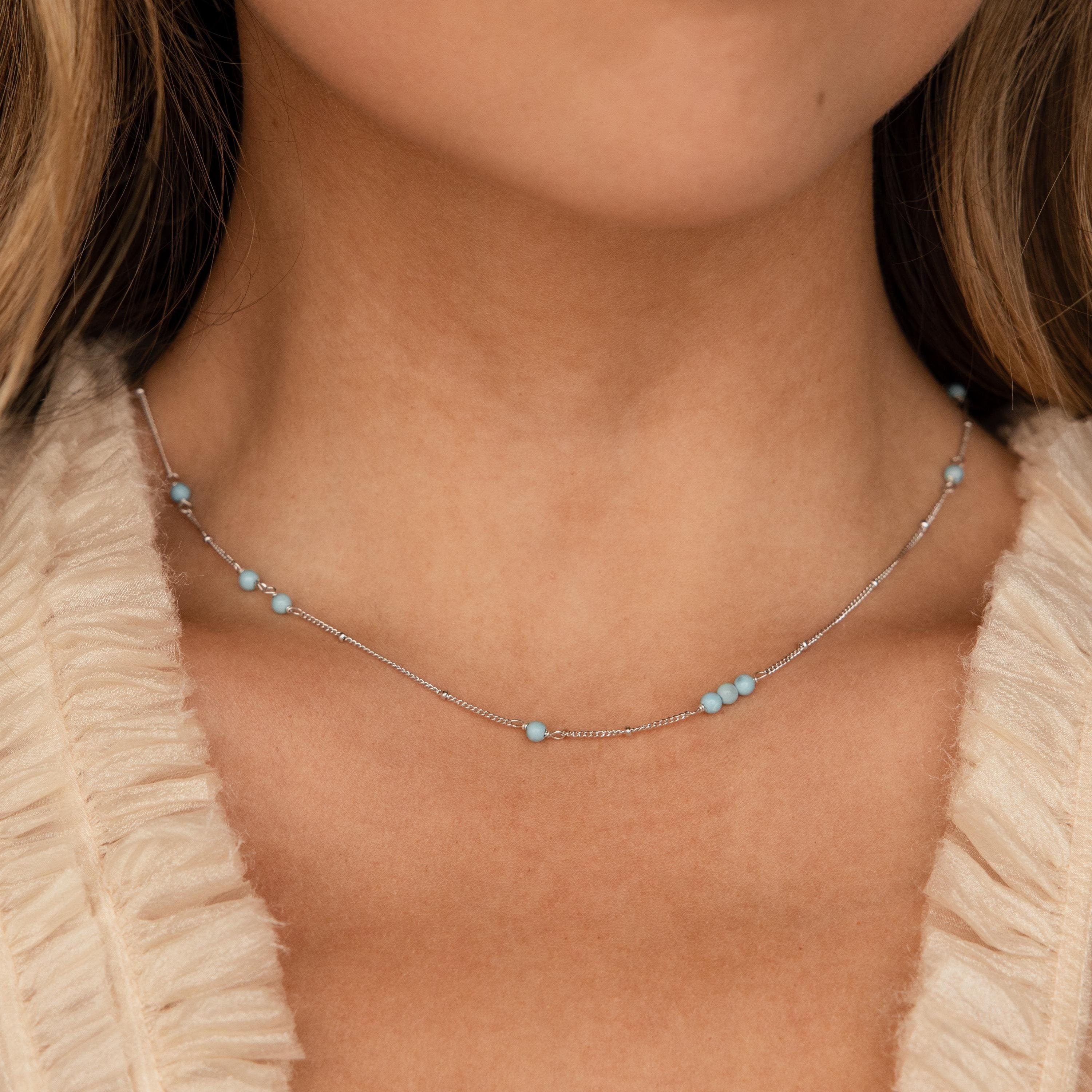 Turquoise Satellite Necklace