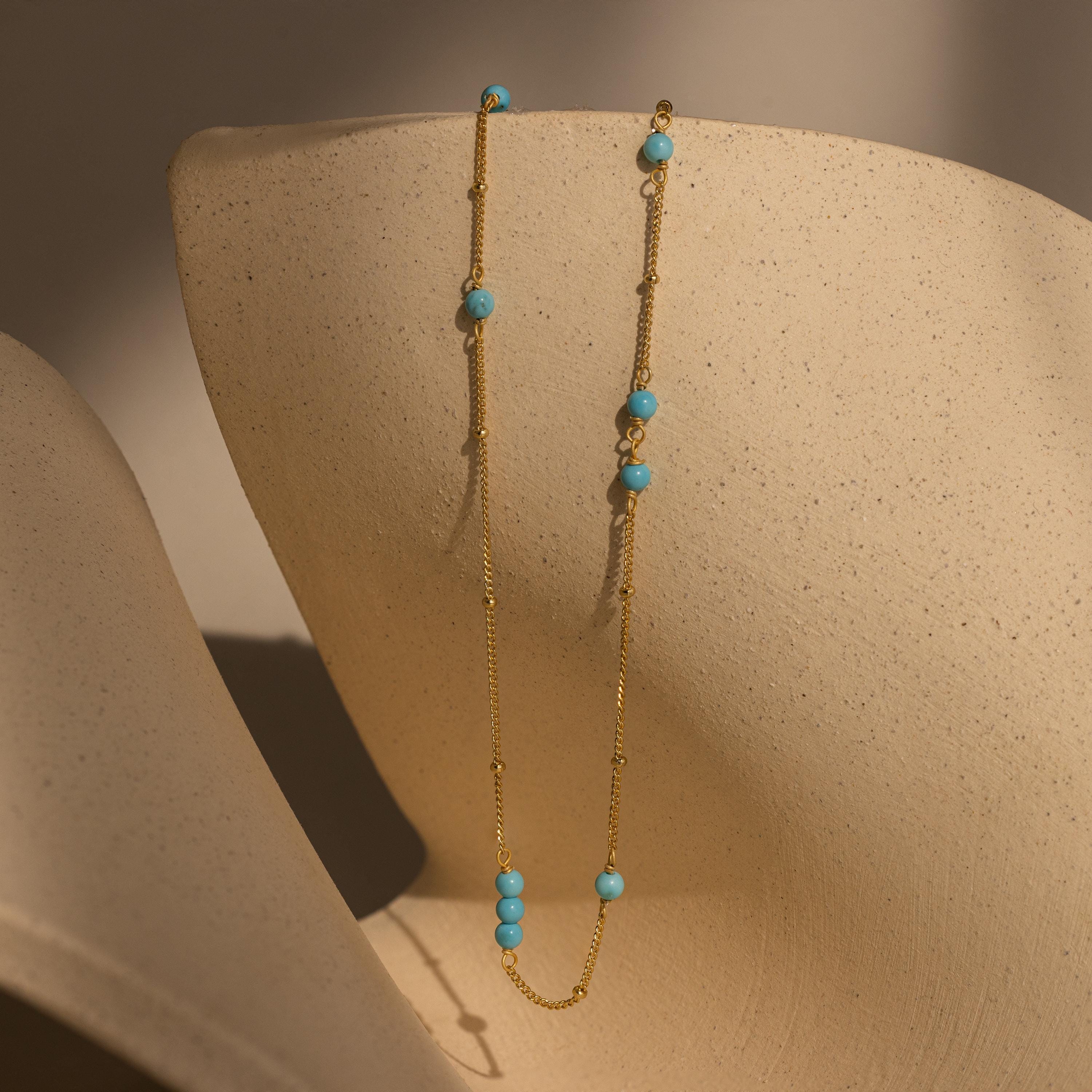 Turquoise Satellite Necklace