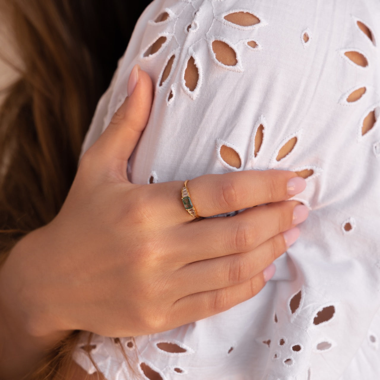 Agate Statement Ring