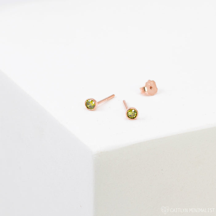 Birthstone Studs