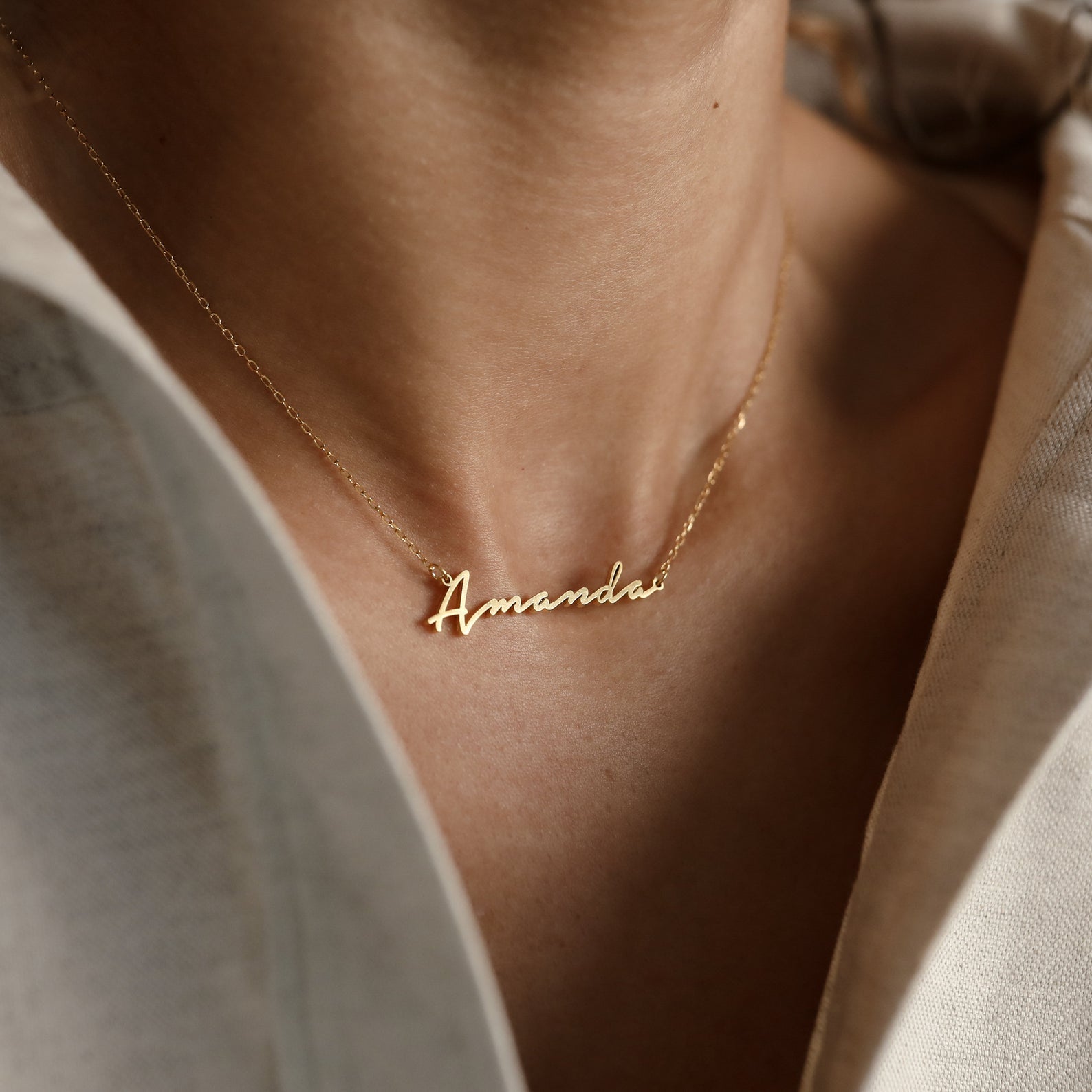 Minimal Name Necklace