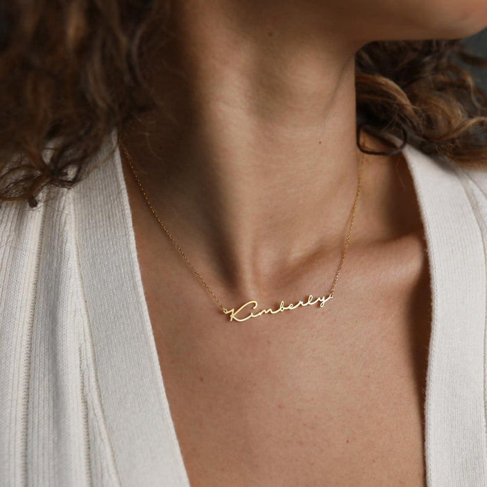 Minimal Name Necklace