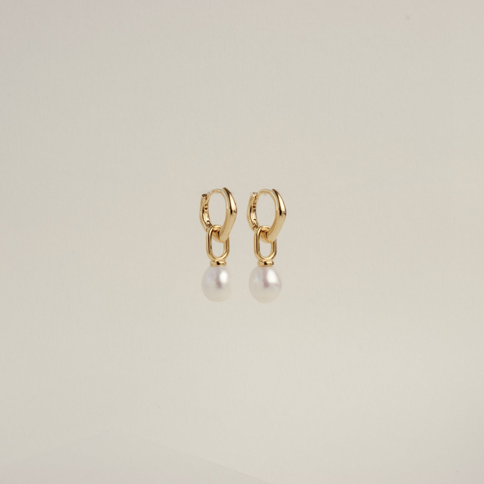 Hazel Pearl Hoops