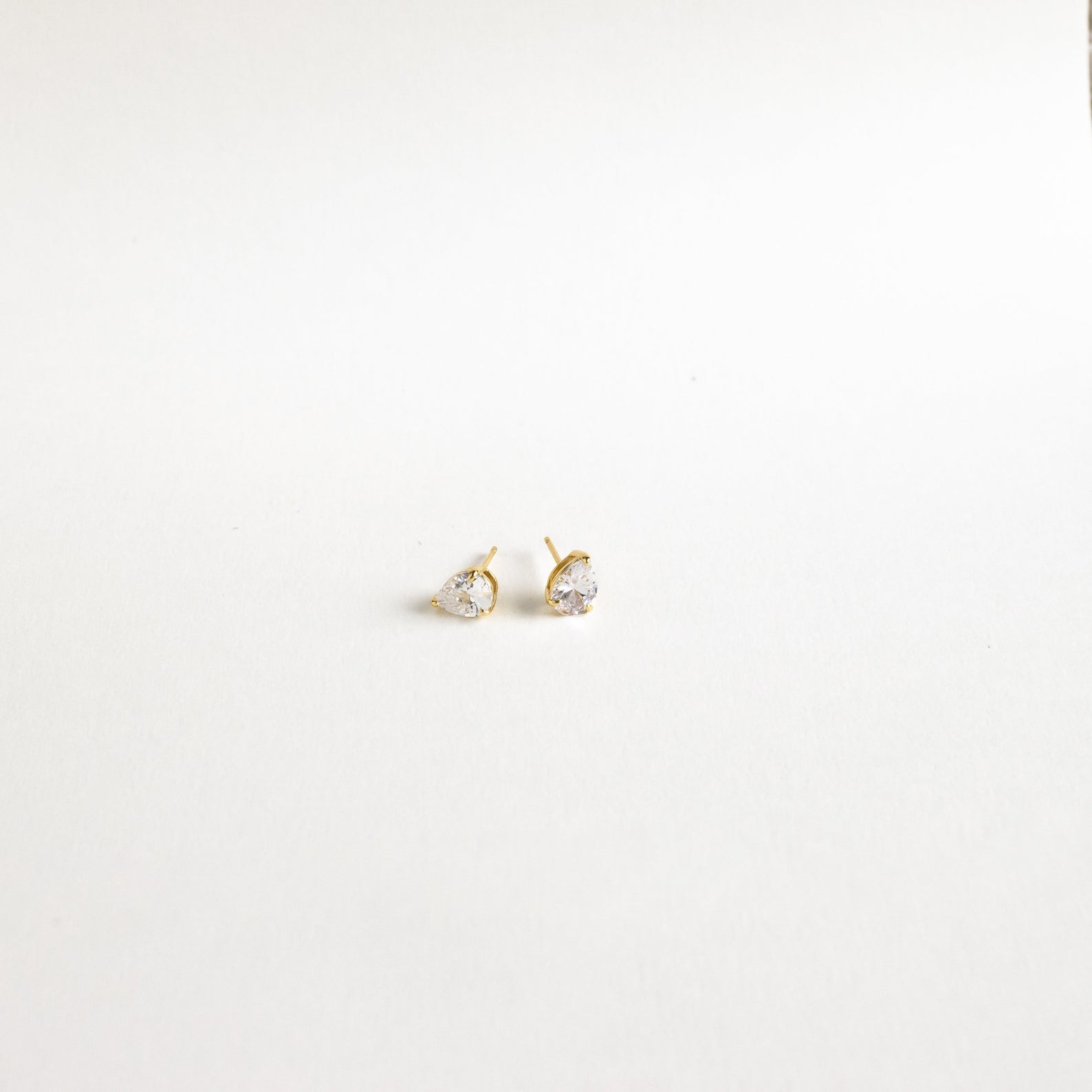 Pear Diamond Studs