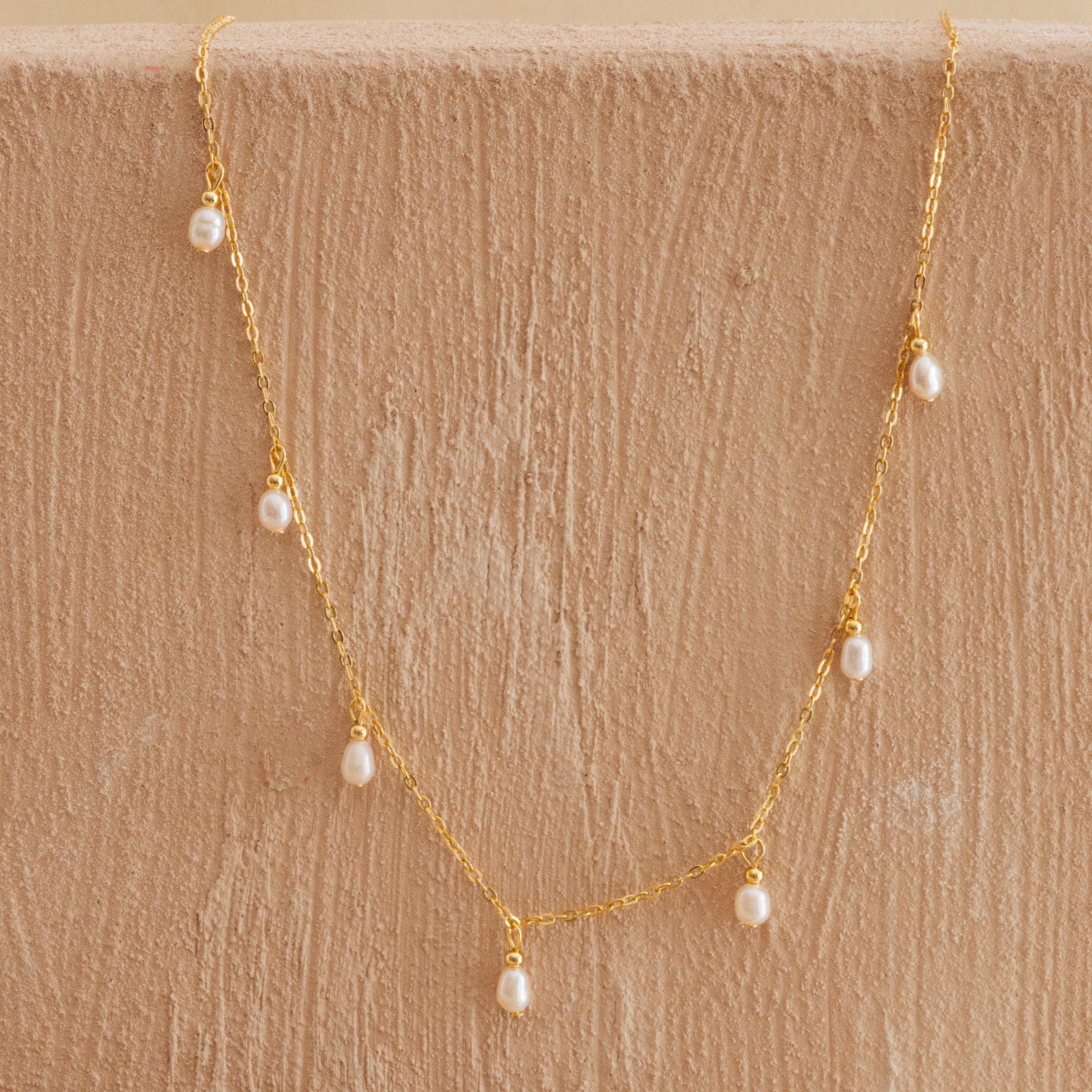 Pearl Station Necklace