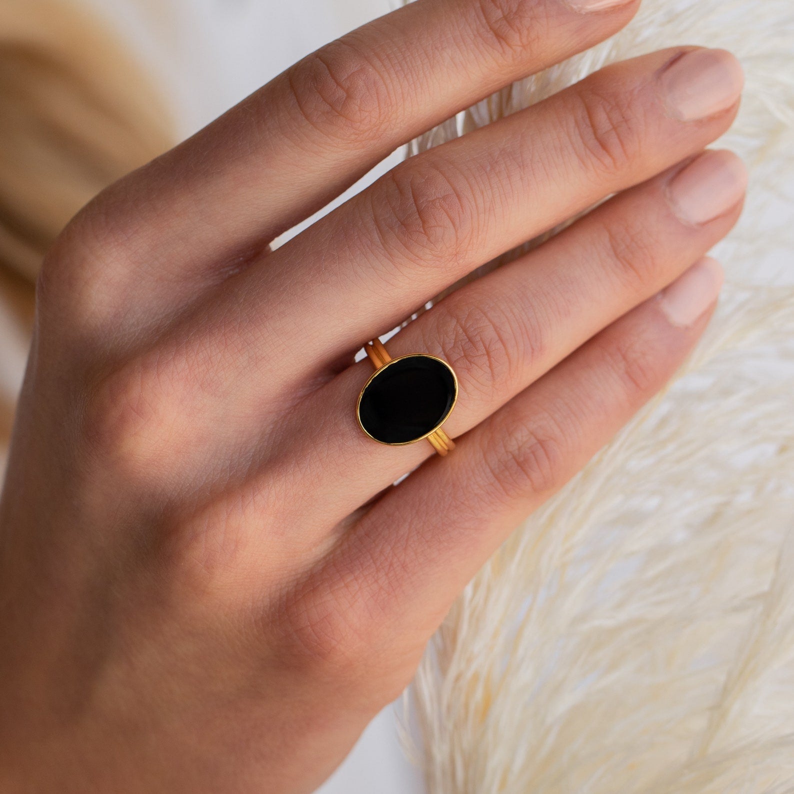 Midnight Hour Onyx Ring