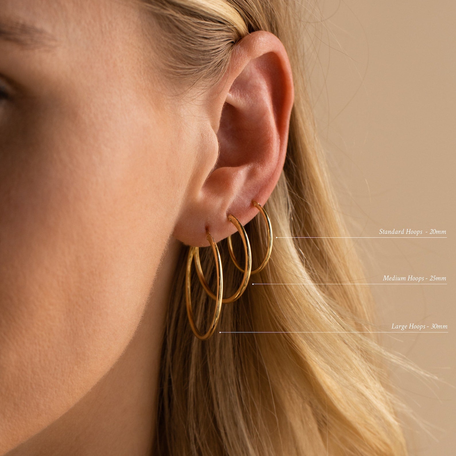 Endless Thin Hoops Set