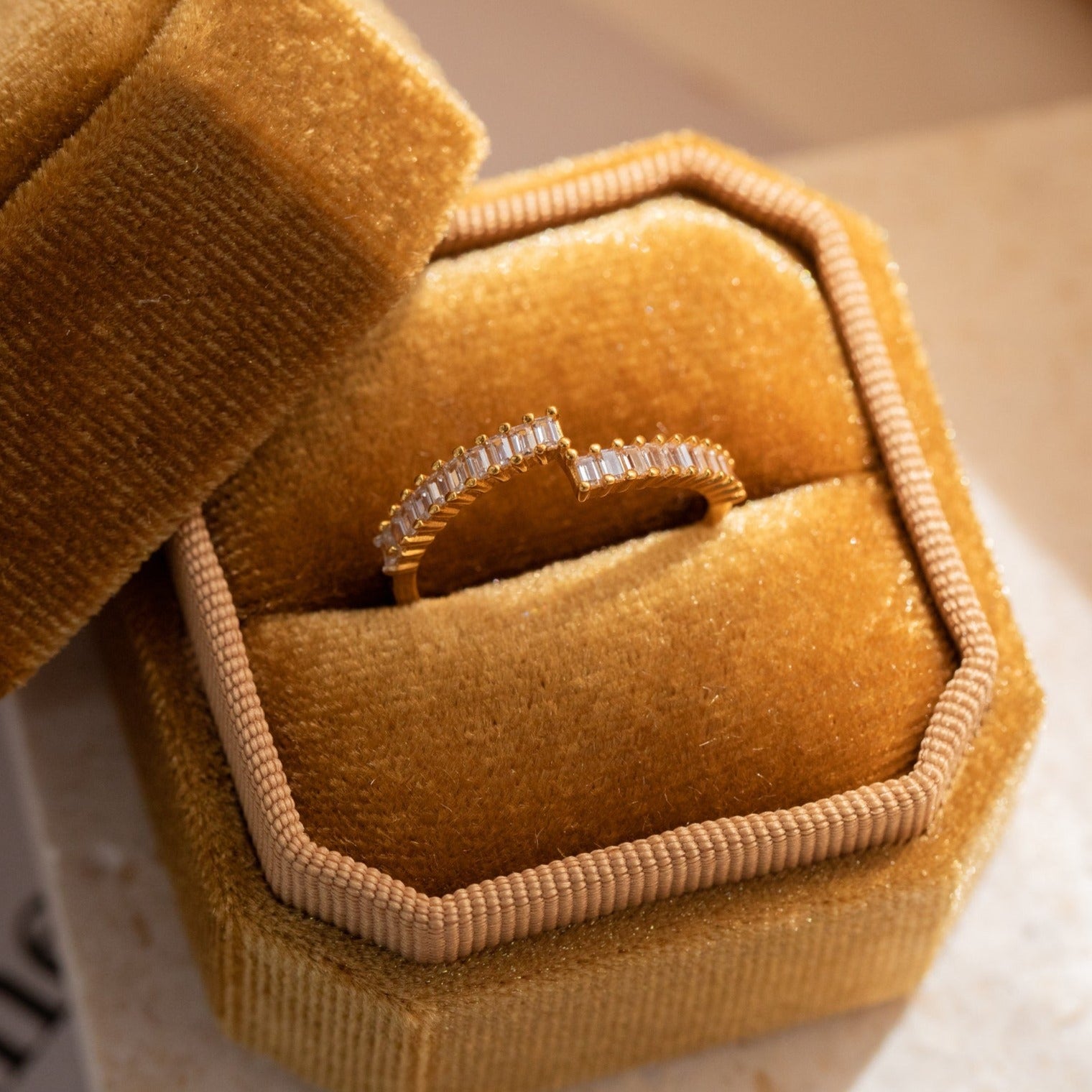 Elora Baguette Wrap Ring