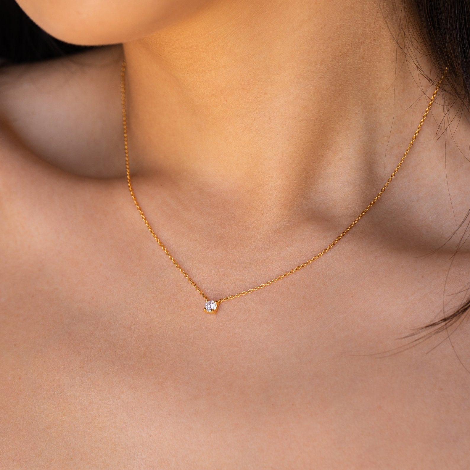 Dainty Birthstone Necklace