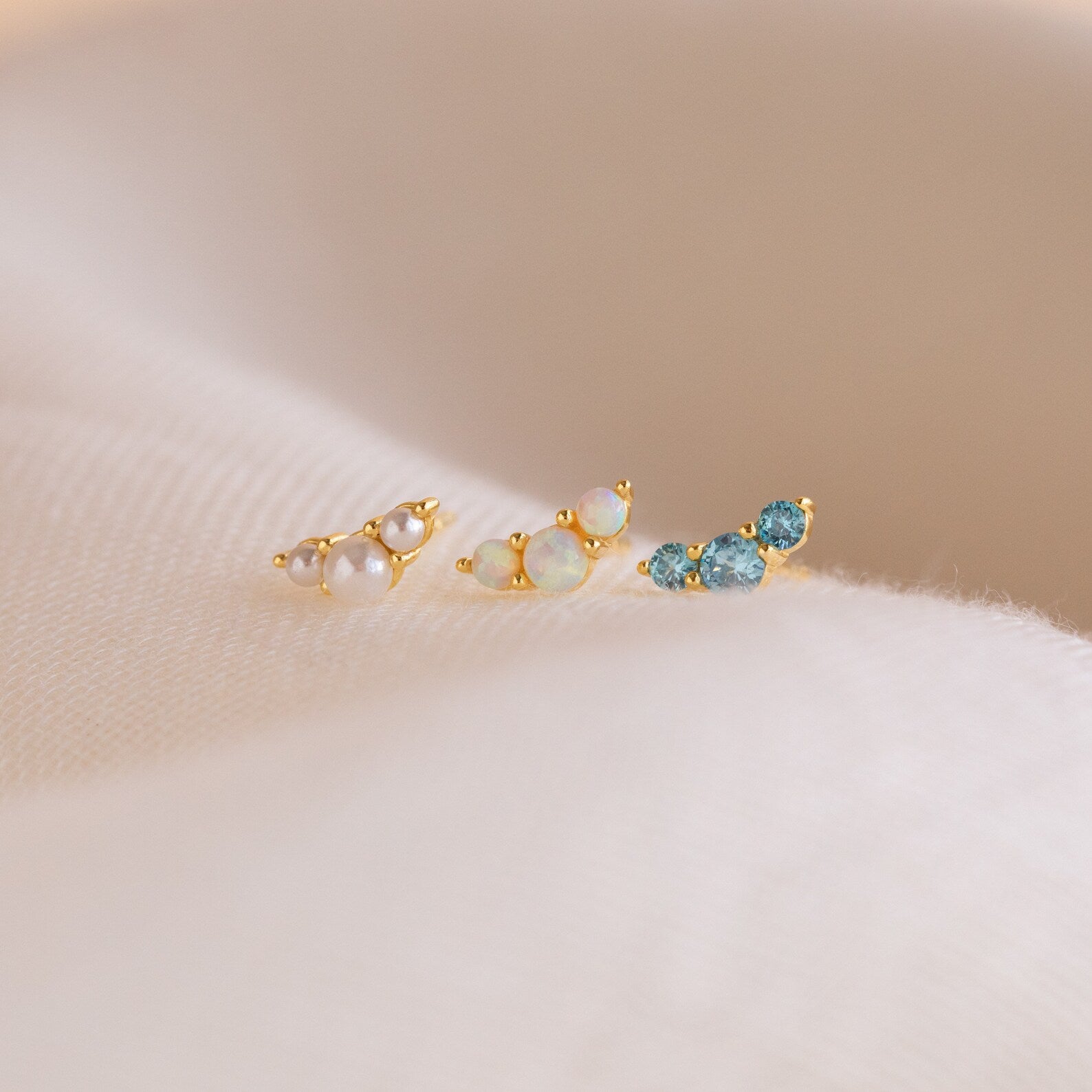 Bella Birthstone Studs