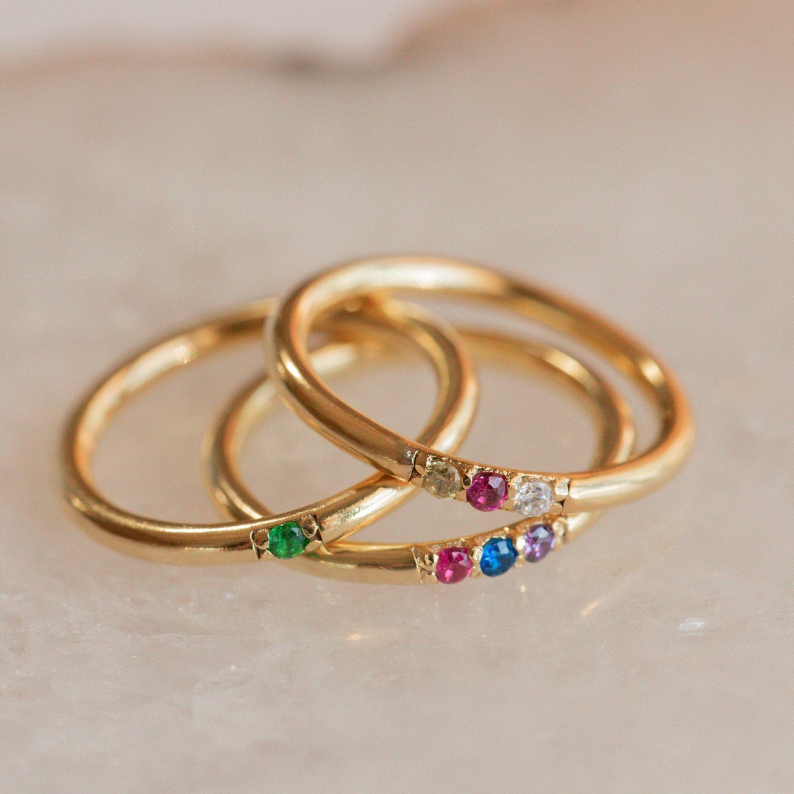 Mini Birthstone Ring