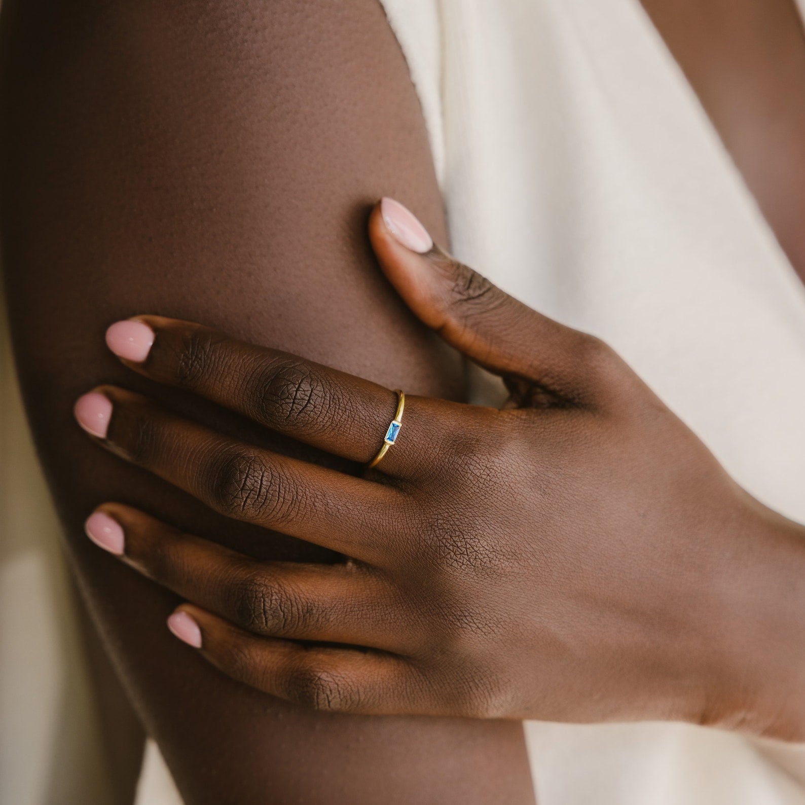 Baguette Birthstone Ring