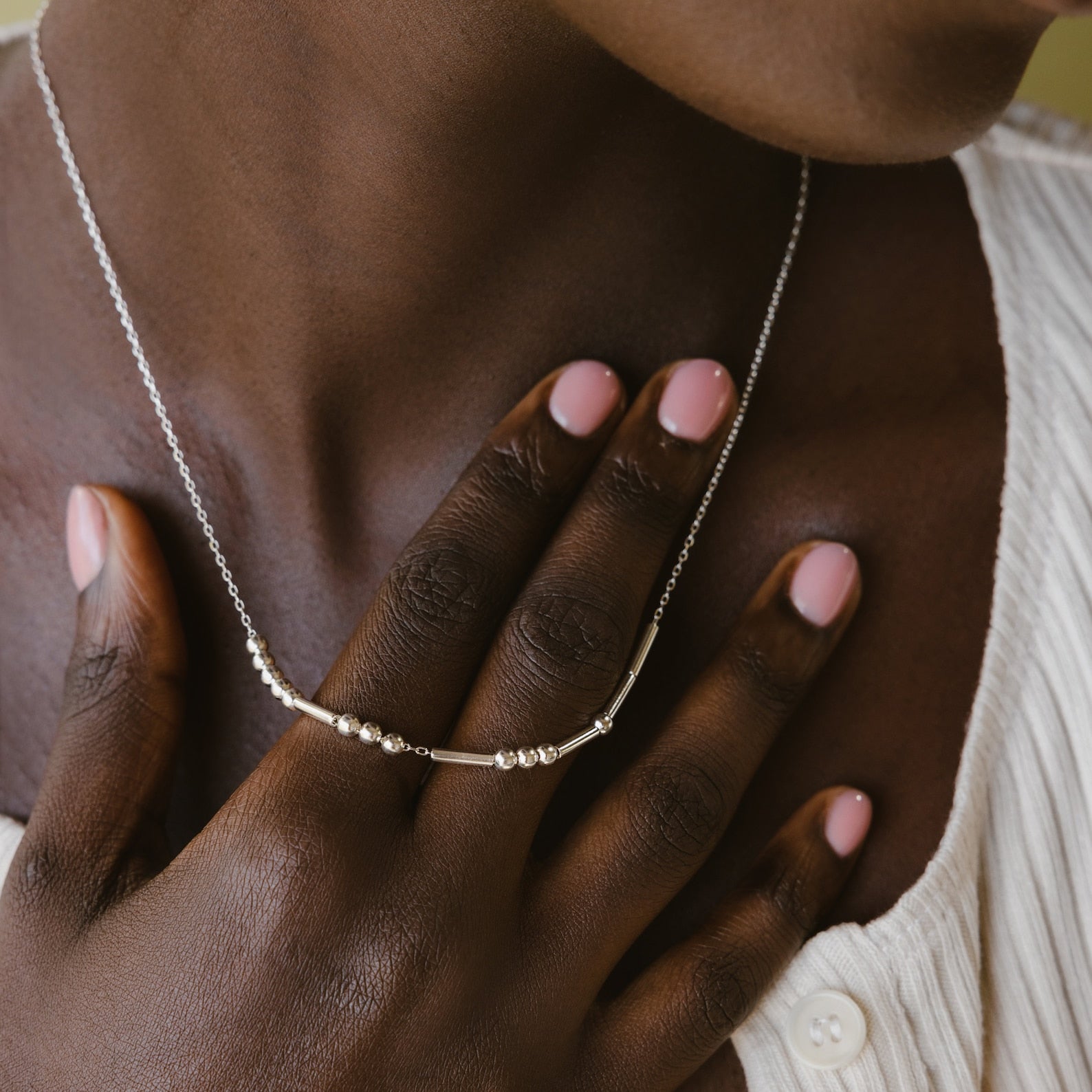 Morse Code Necklace