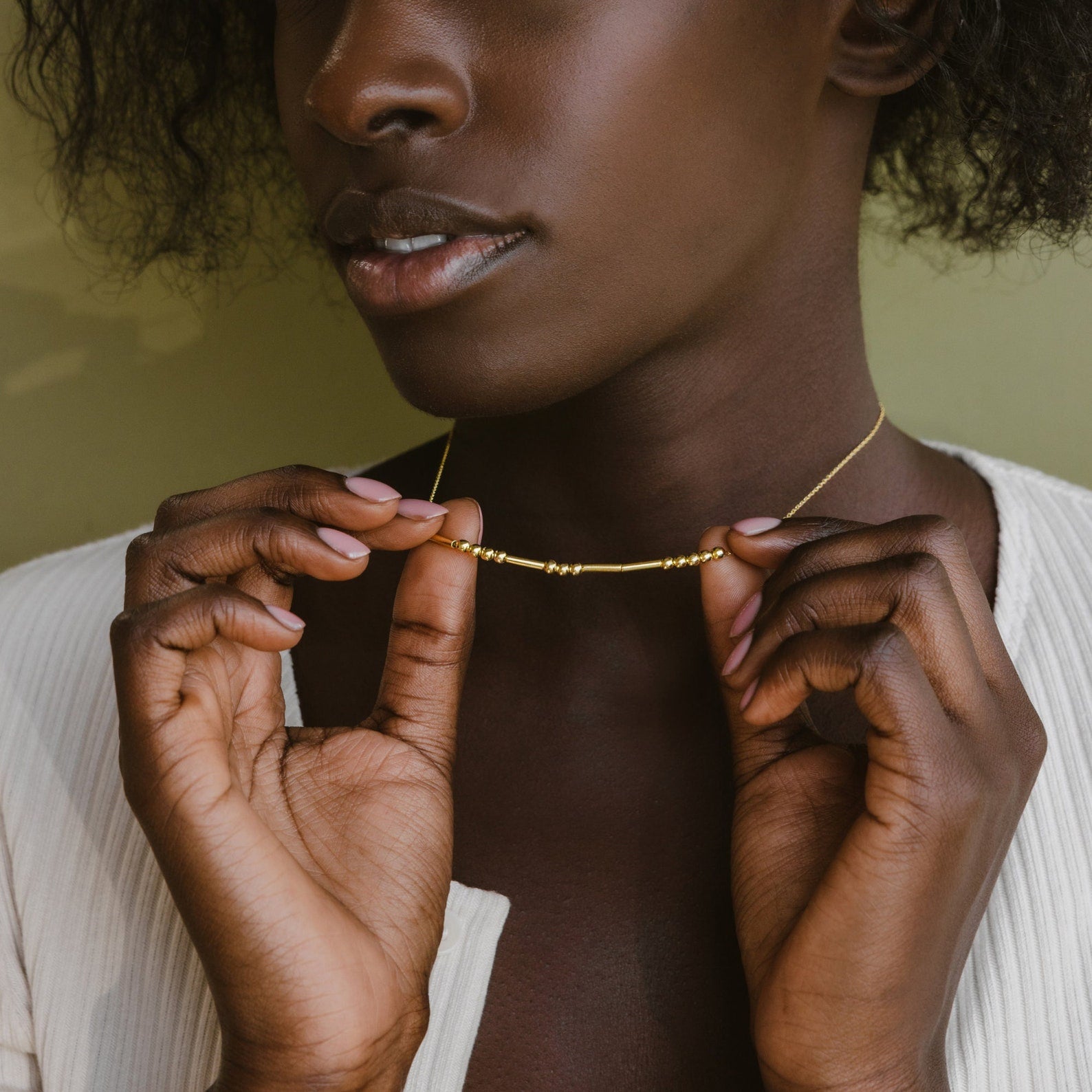 Morse Code Necklace