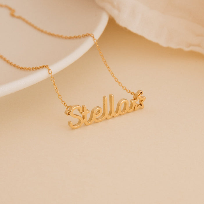 Maine Kid's Name Necklace