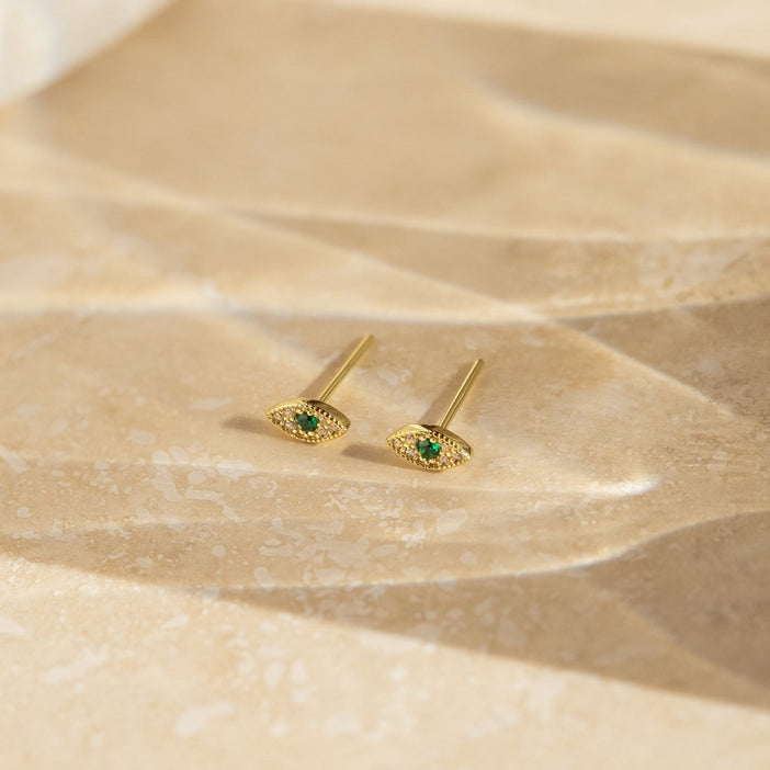 Haven Emerald Eye Studs