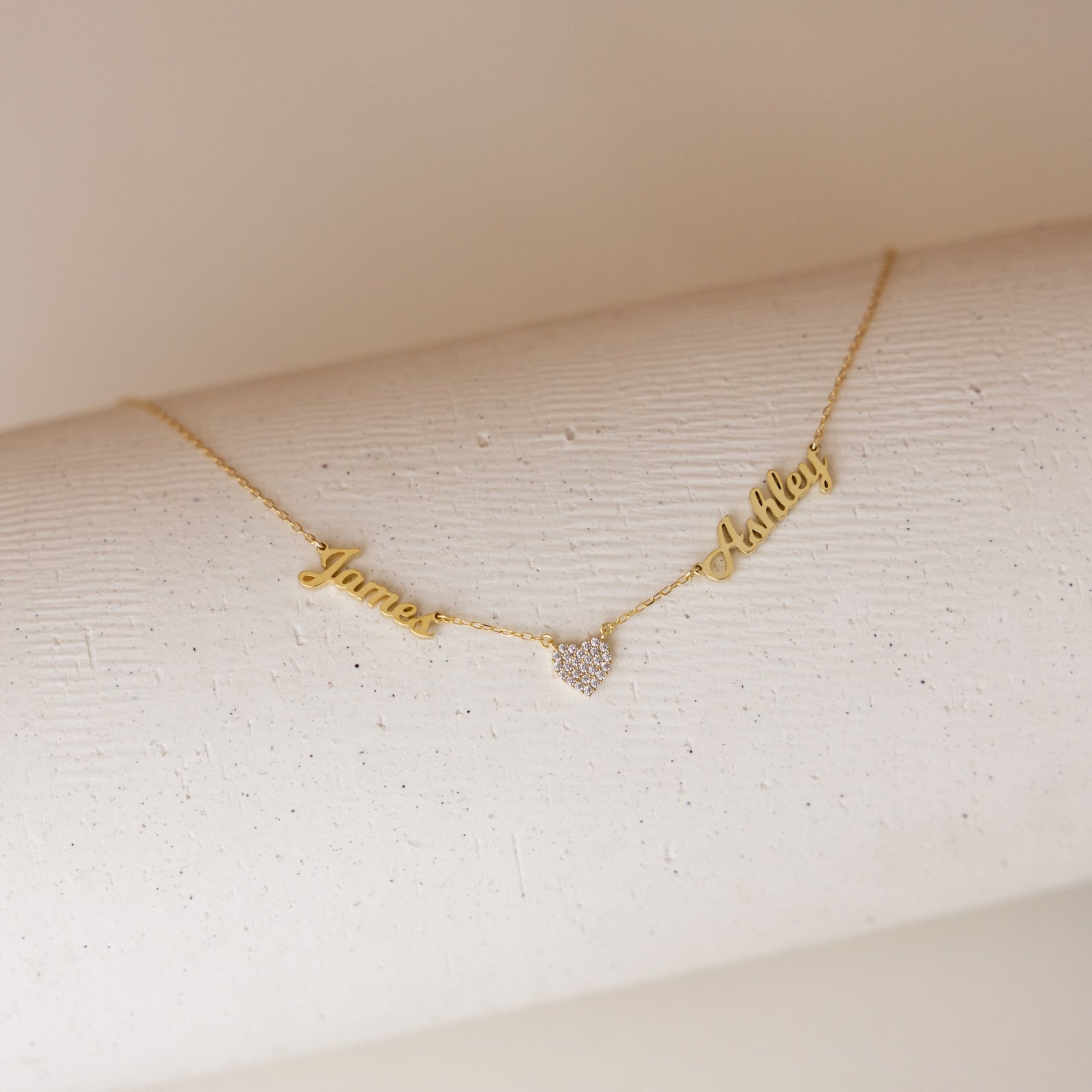 Mellow Name Heart Necklace