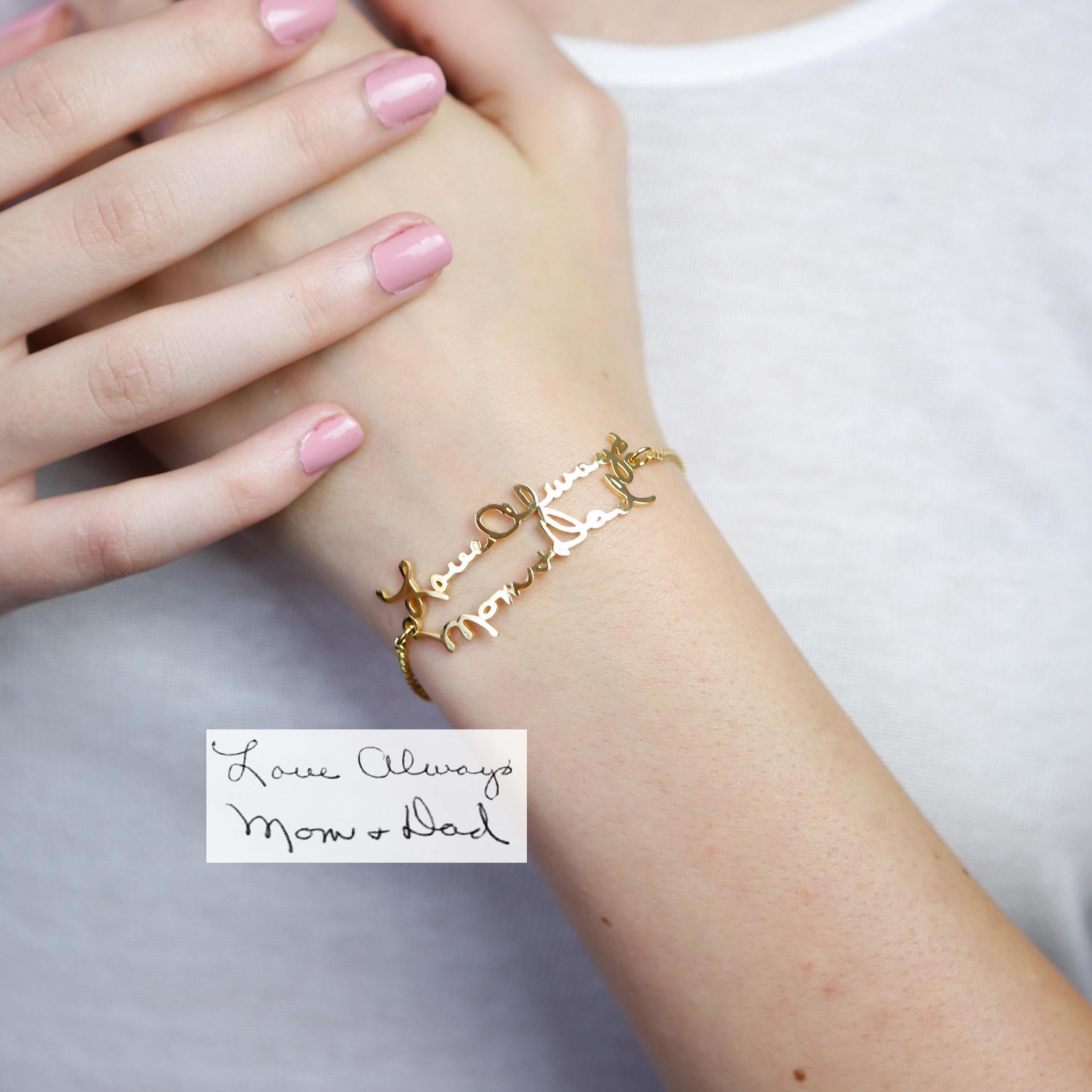 Handwriting Bracelet