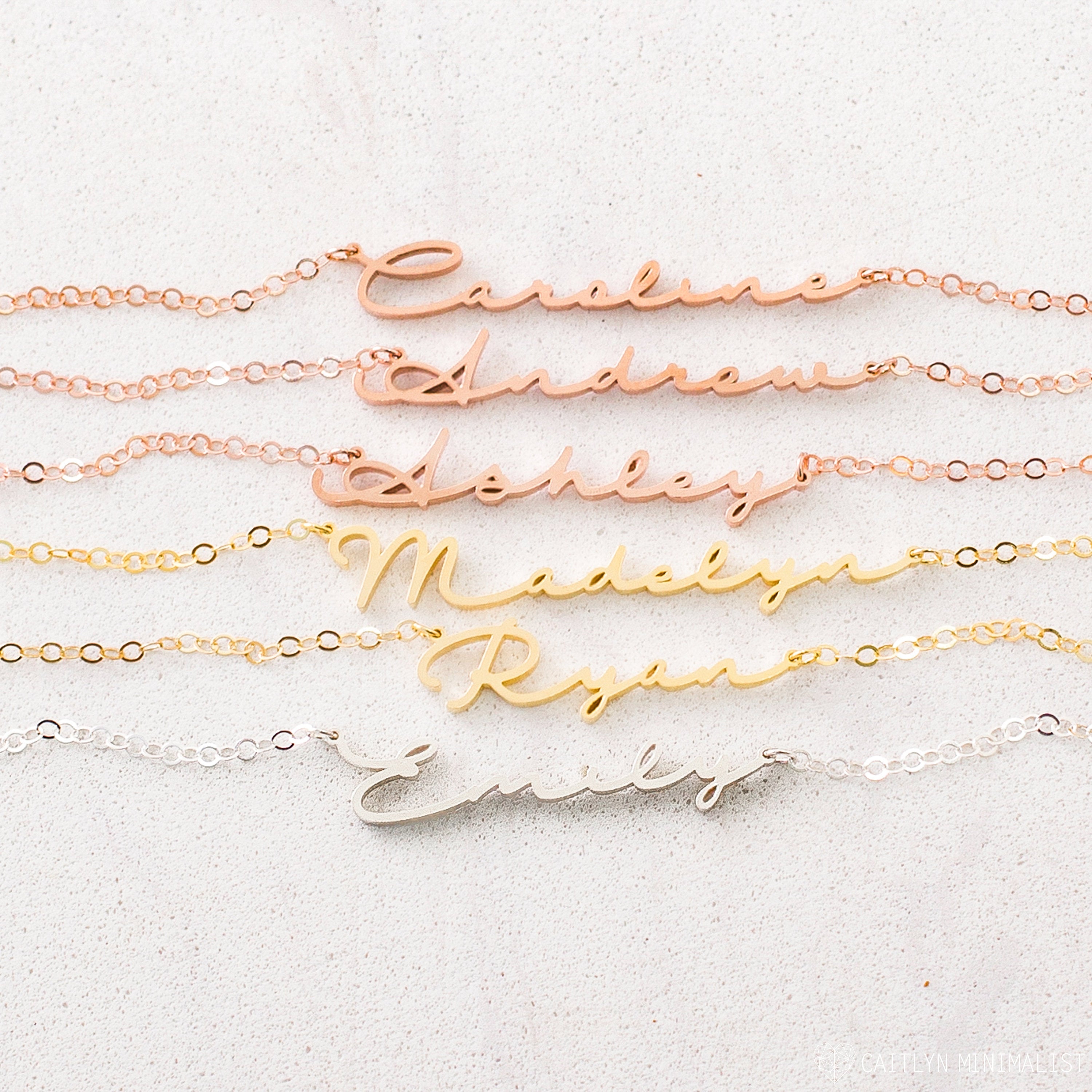 Minimal Name Necklace