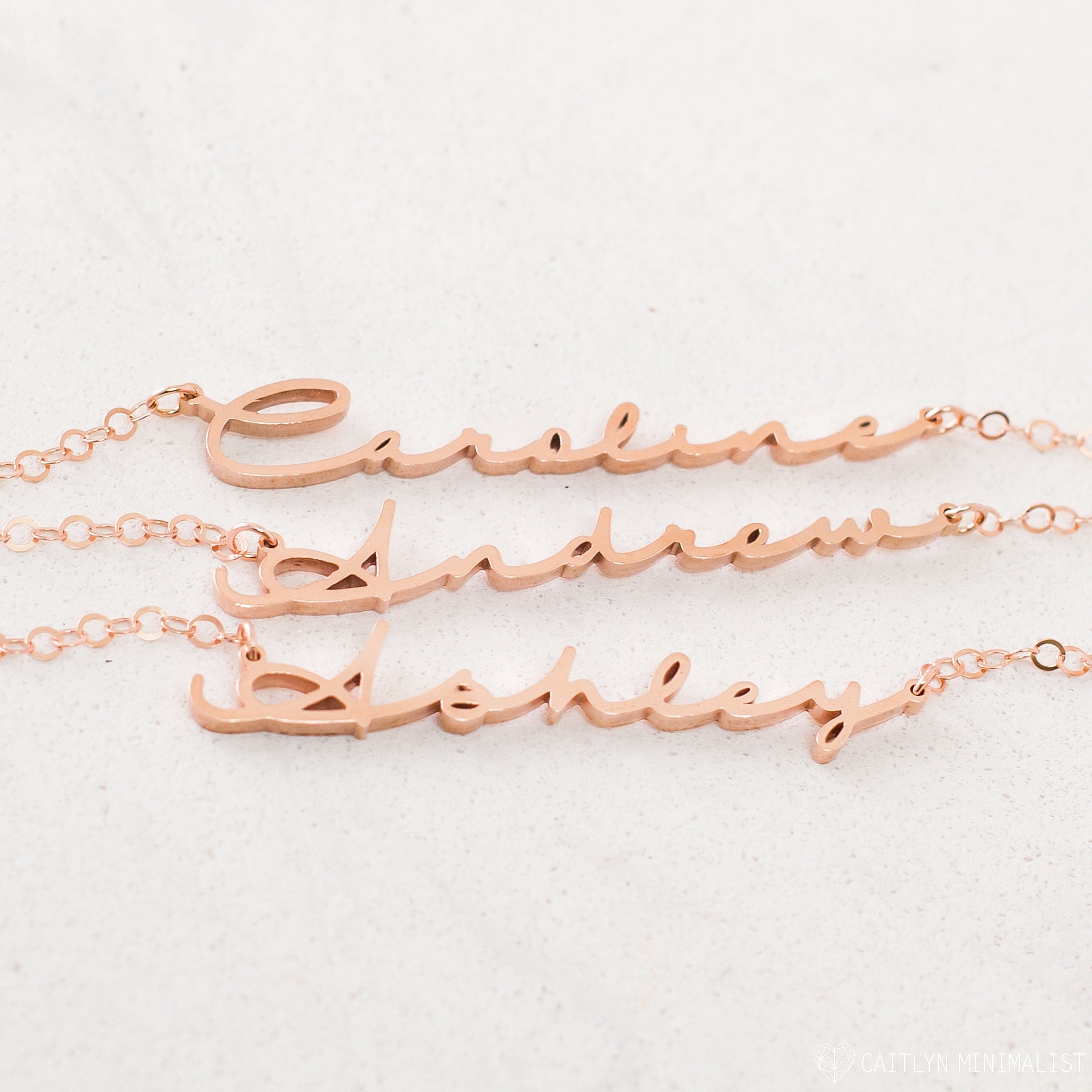 Minimal Name Necklace