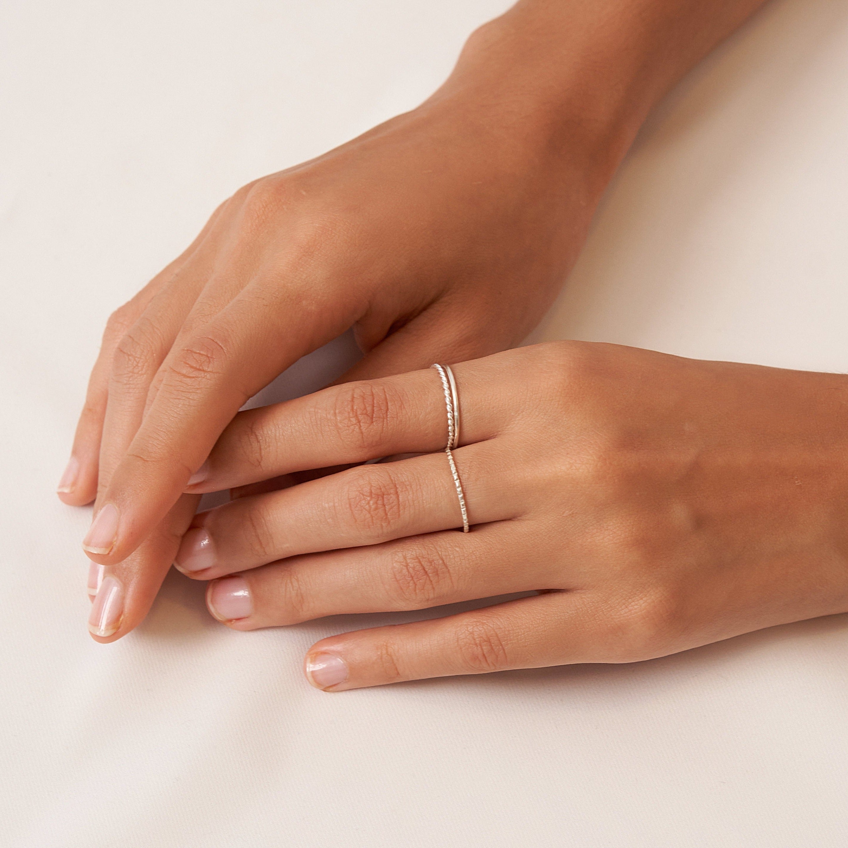 Thin Stacking Rings Set