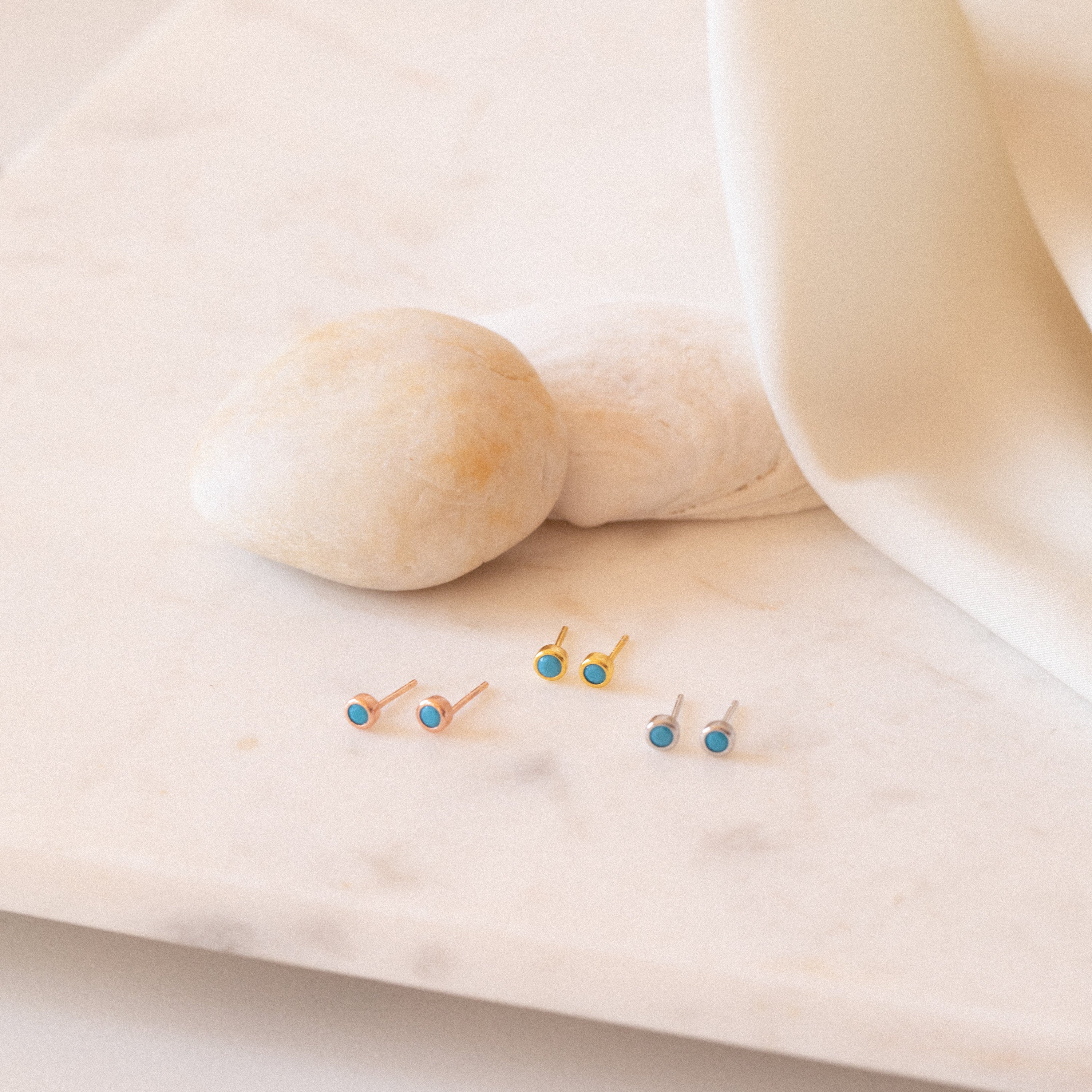 Ariel Turquoise Studs