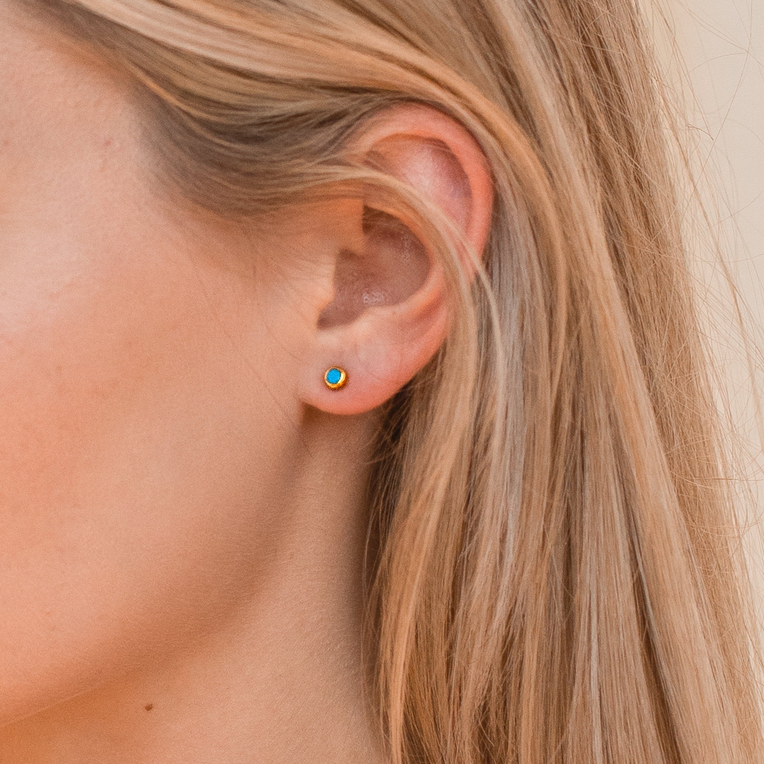 Ariel Turquoise Studs