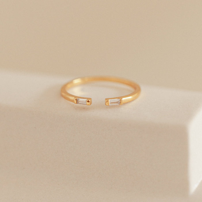 Duo Baguette Ring